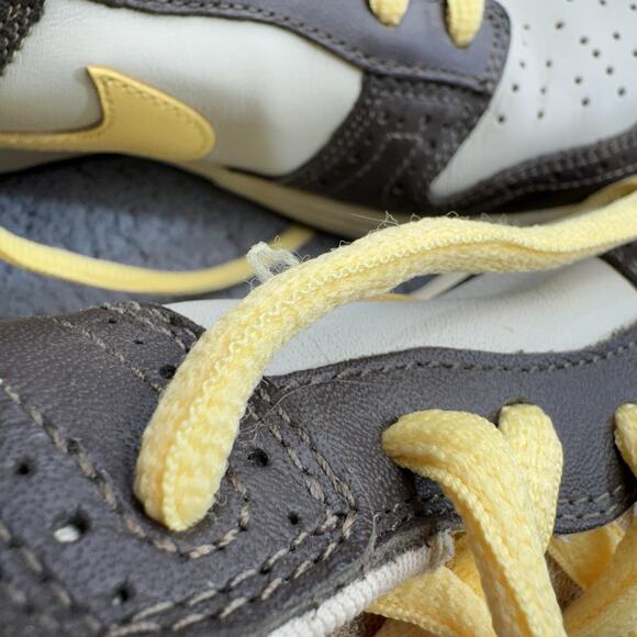 Vintage Nike SB Dunk Low Shoes Mens 9.5 Brown Yellow Argyle 313170-171 2006 Golf - Picture 16 of 16